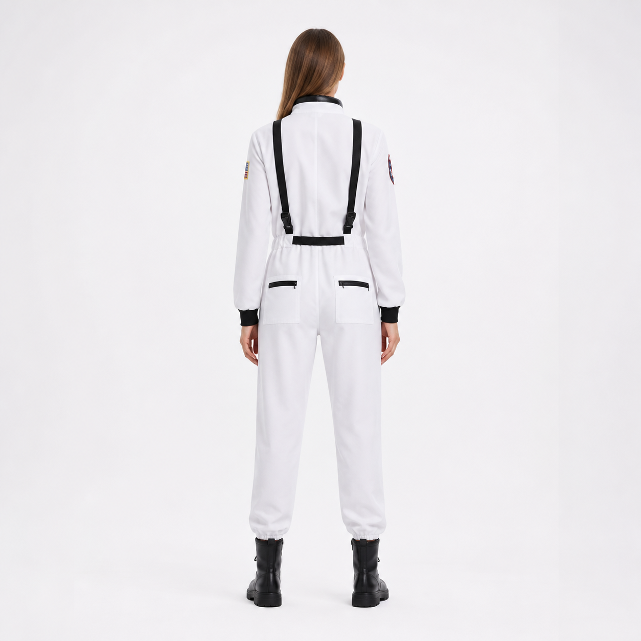 Astronaut Costume M-XXL for Halloween back view