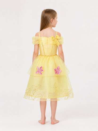 Yellow Princess Costume for Halloween and Cosplay