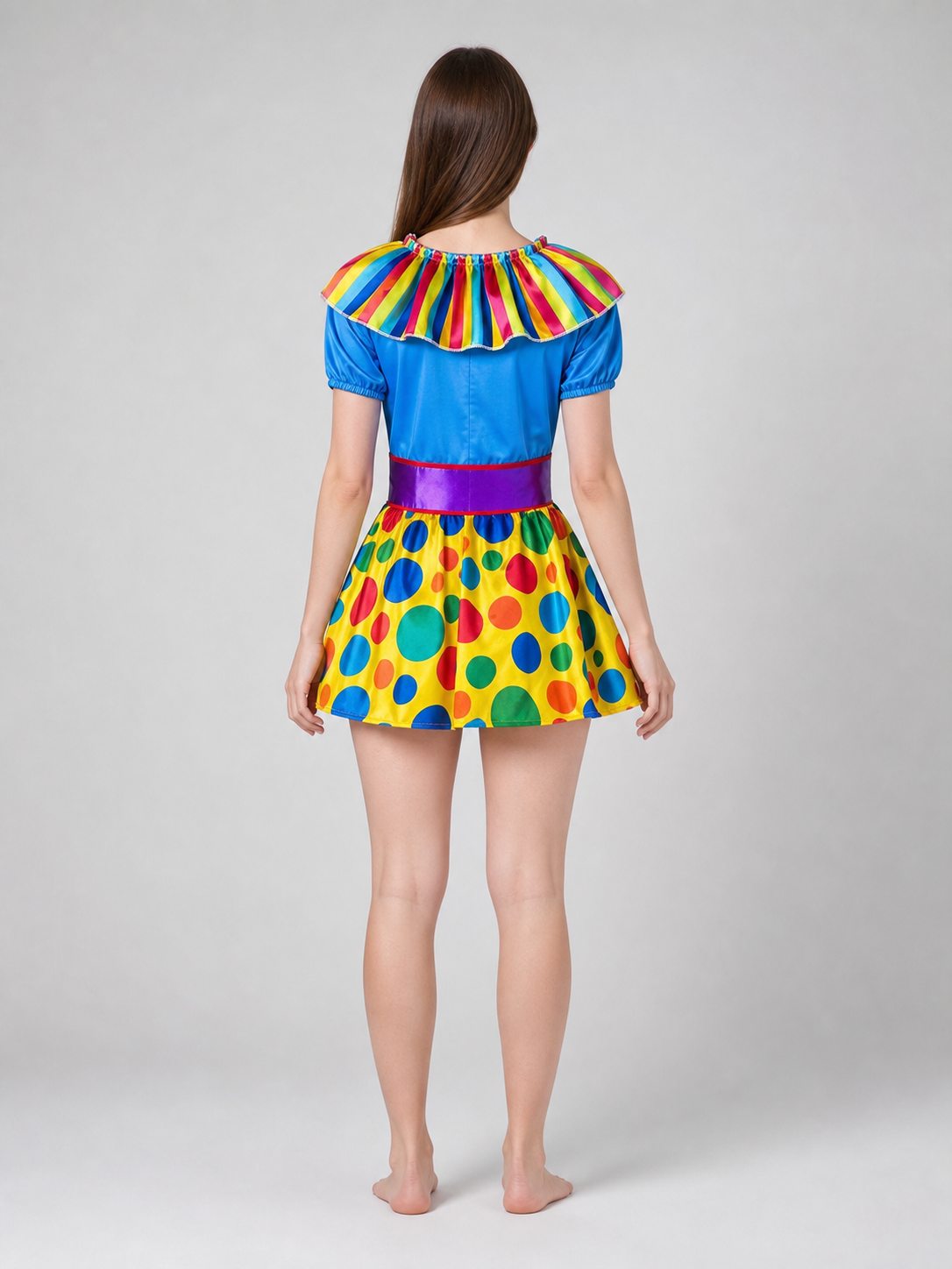 Clown Costume Dress with Hat