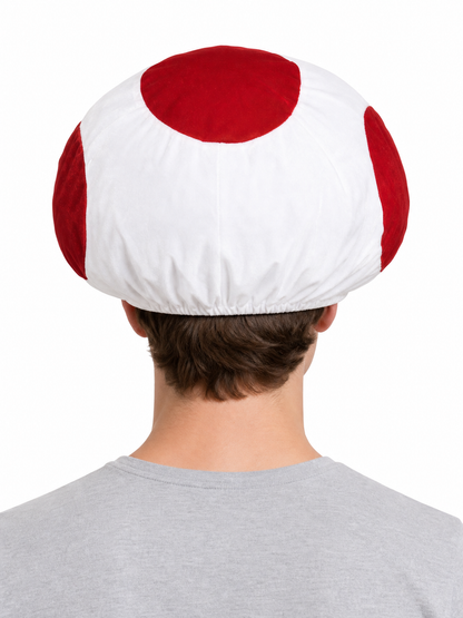 Red and White Mushroom Costume Hat