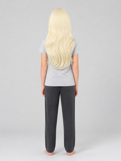 Golden Carnival Wig for Halloween and Cosplay back view