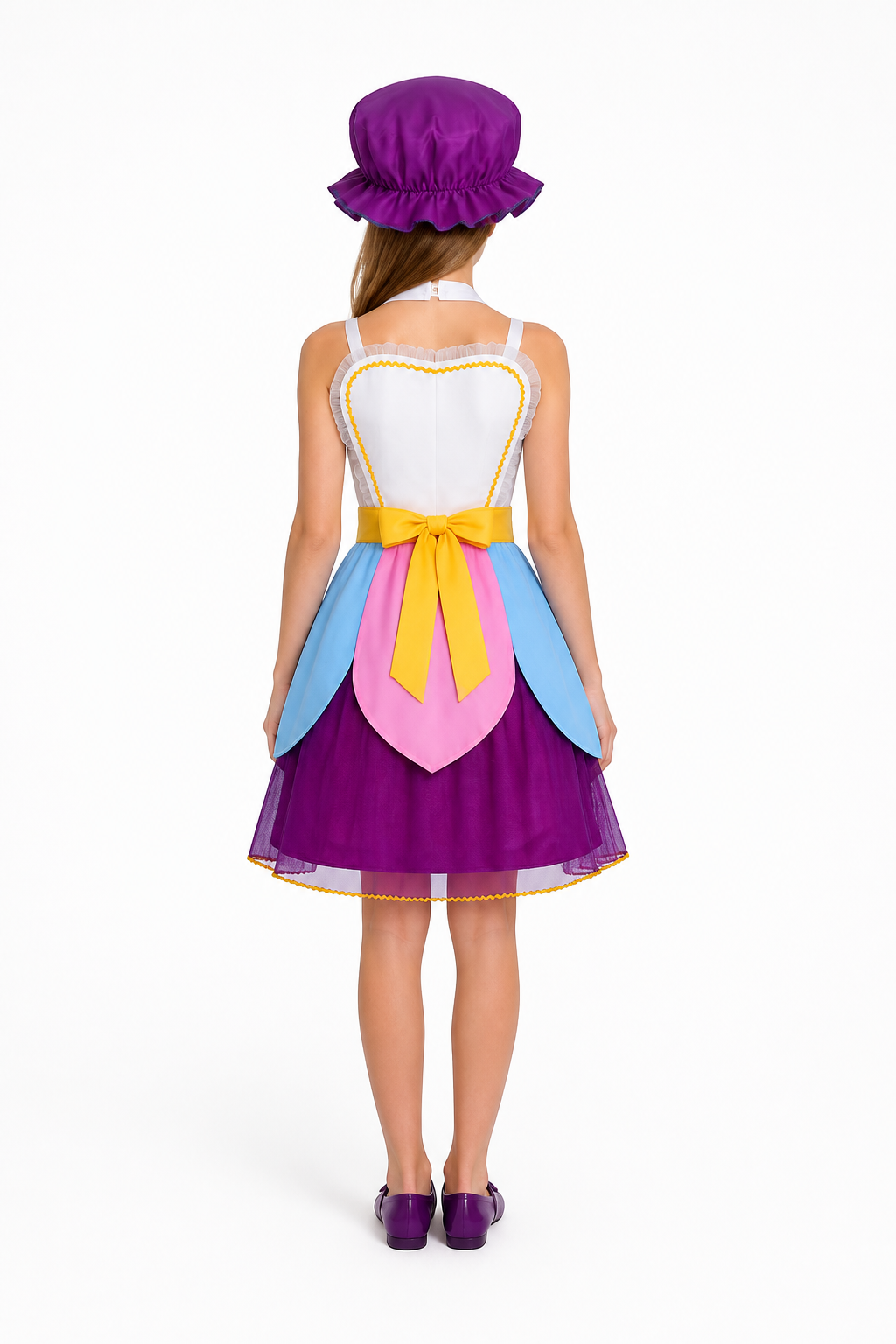 Teapot Cosplay Costume: Dress and Hat back view