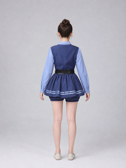 Judy Police Officer Costume with Skirt