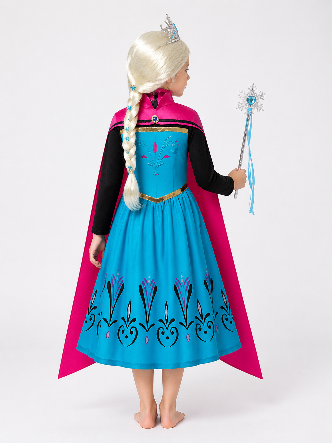 Princess Costume with Cape for Halloween