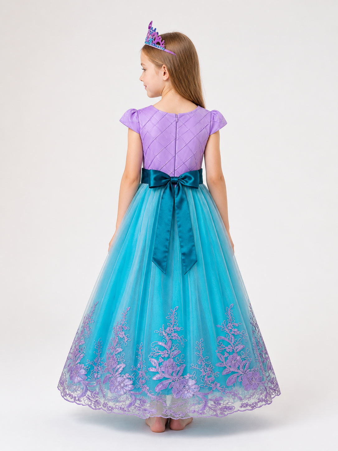 Halloween Mermaid Princess Costume back view