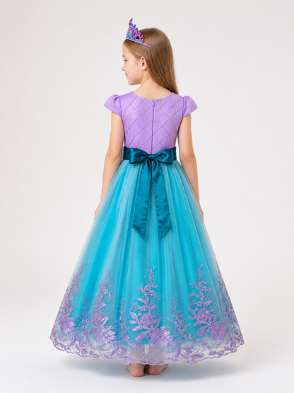 Halloween Mermaid Princess Costume back view