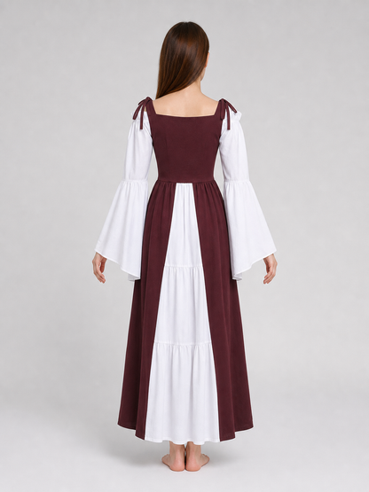 Renaissance-Style Medieval Dress with Lacing