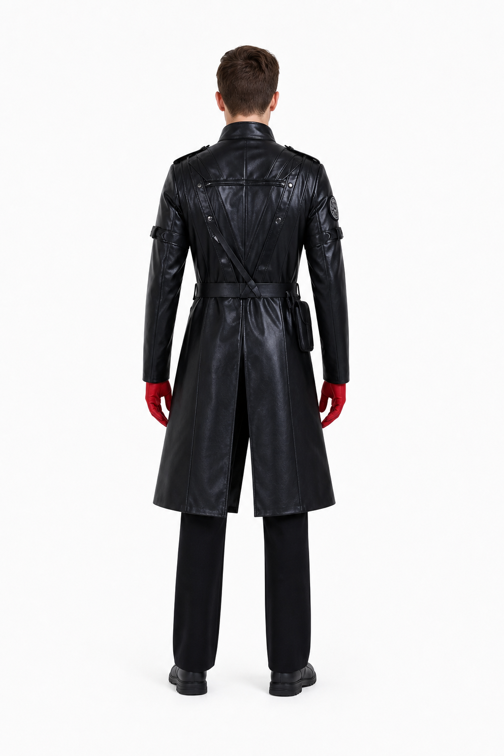 Delta Force Cosplay Costume: Coat, Pants, and Accessories back view