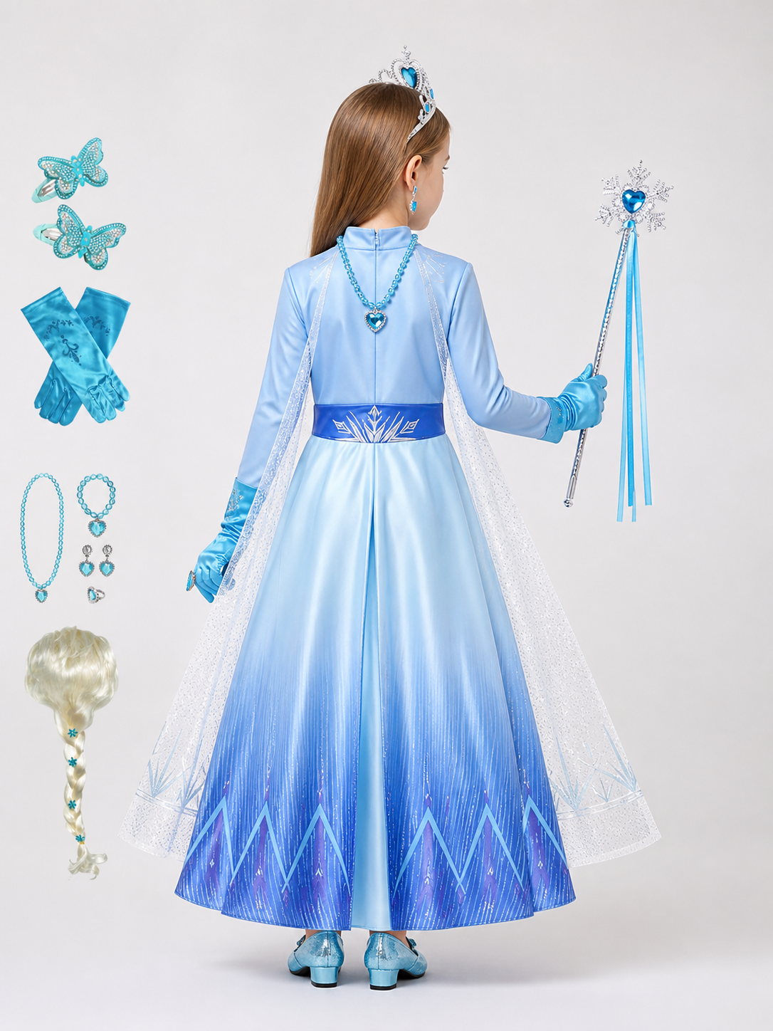 Snow Queen Carnival Costume for Cosplay