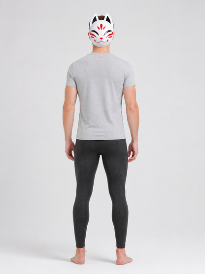 Fox Carnival Mask with Ears for Halloween back view
