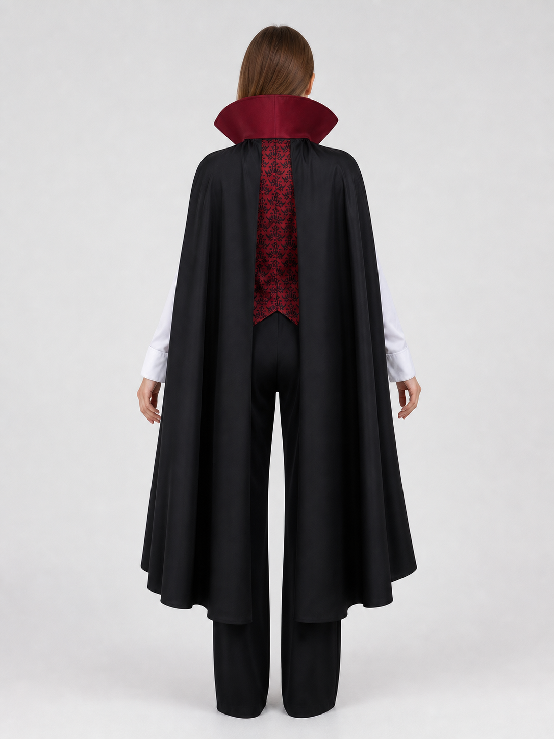Vampire Cosplay Costume with Cape and Chains