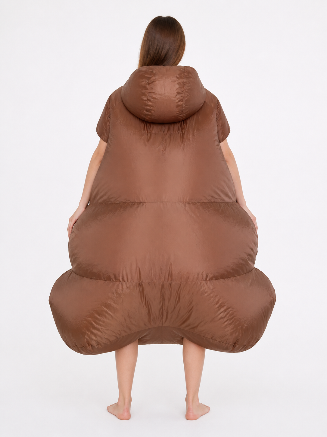 Inflatable Poop Costume Jumpsuit with Eyes