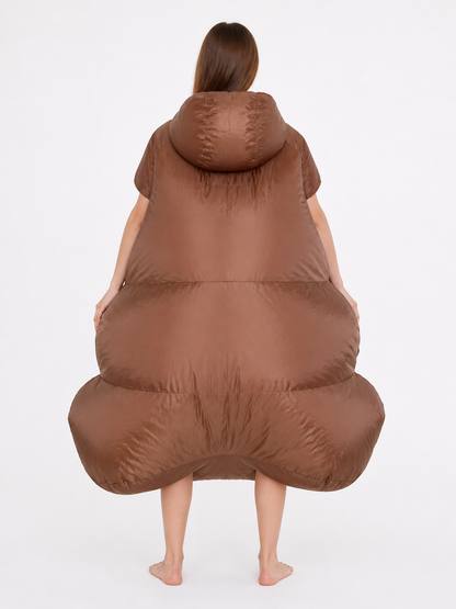 Inflatable Poop Costume Jumpsuit with Eyes