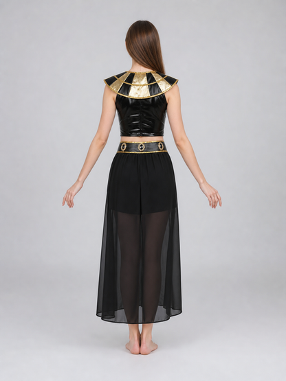 Egyptian XXL costume, black and gold set