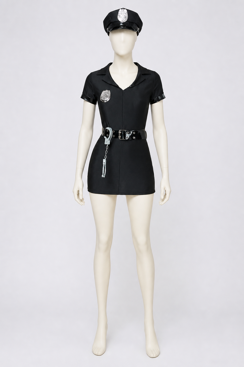 Police Officer Costume with Accessories for Halloween back view