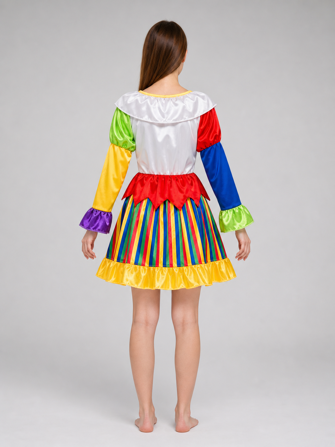 Carnival Clown Costume Dress for Performances