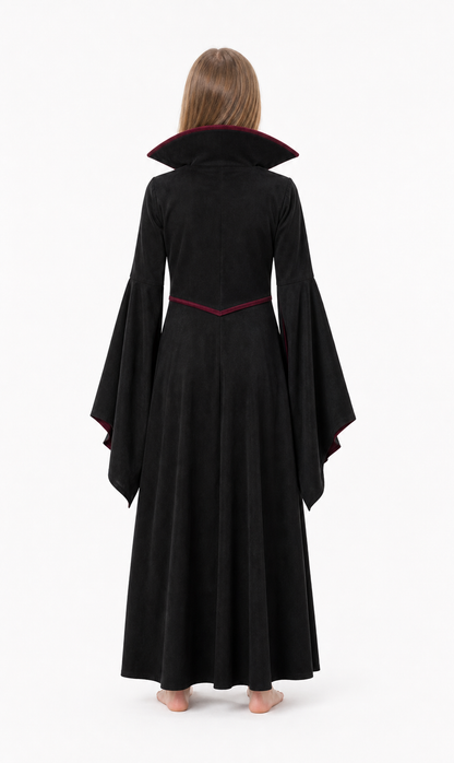 Children's Vampire Costume with Mask and Fangs for Halloween