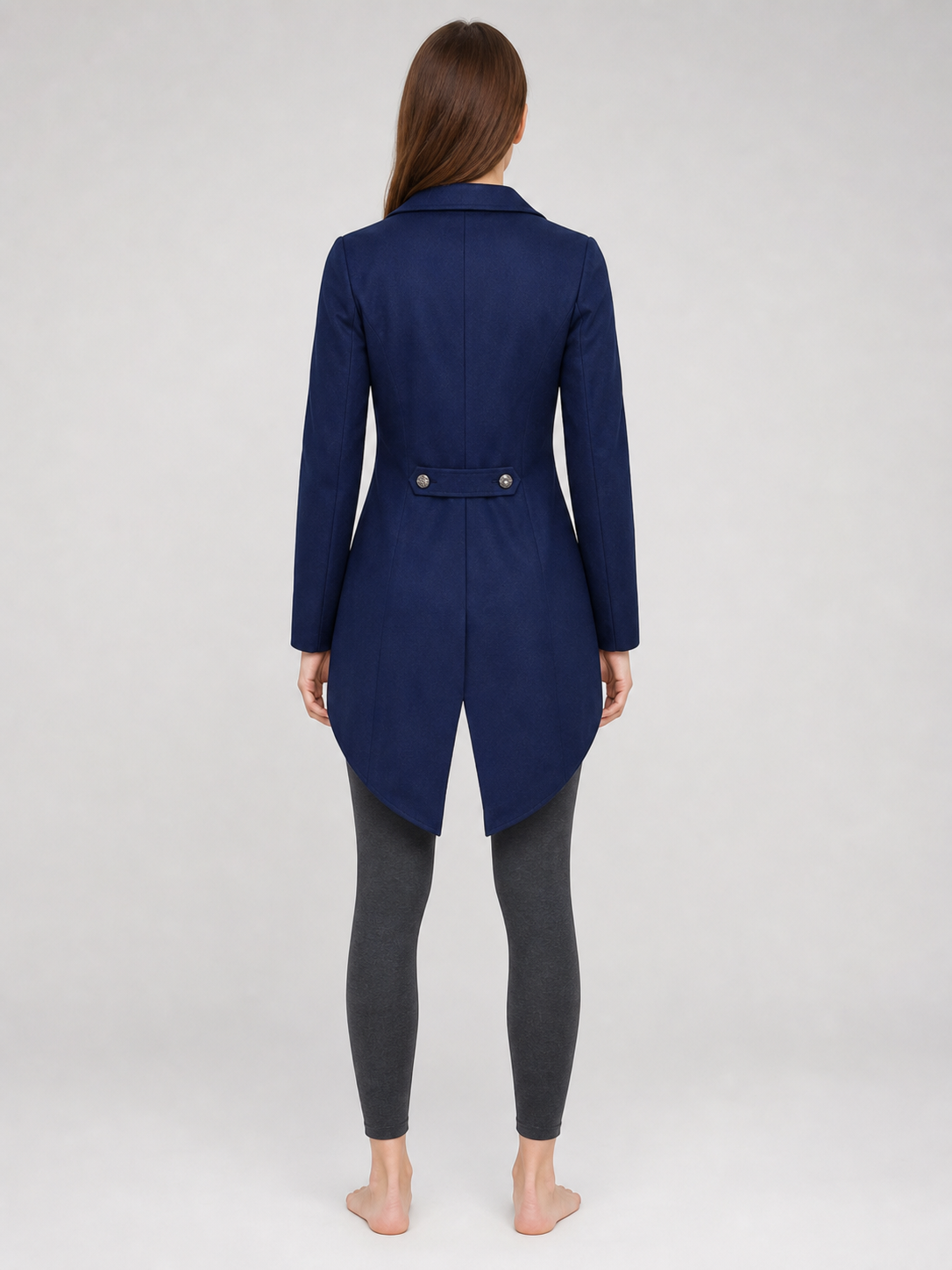 Dark Navy Cosplay Tailcoat with Black Tails