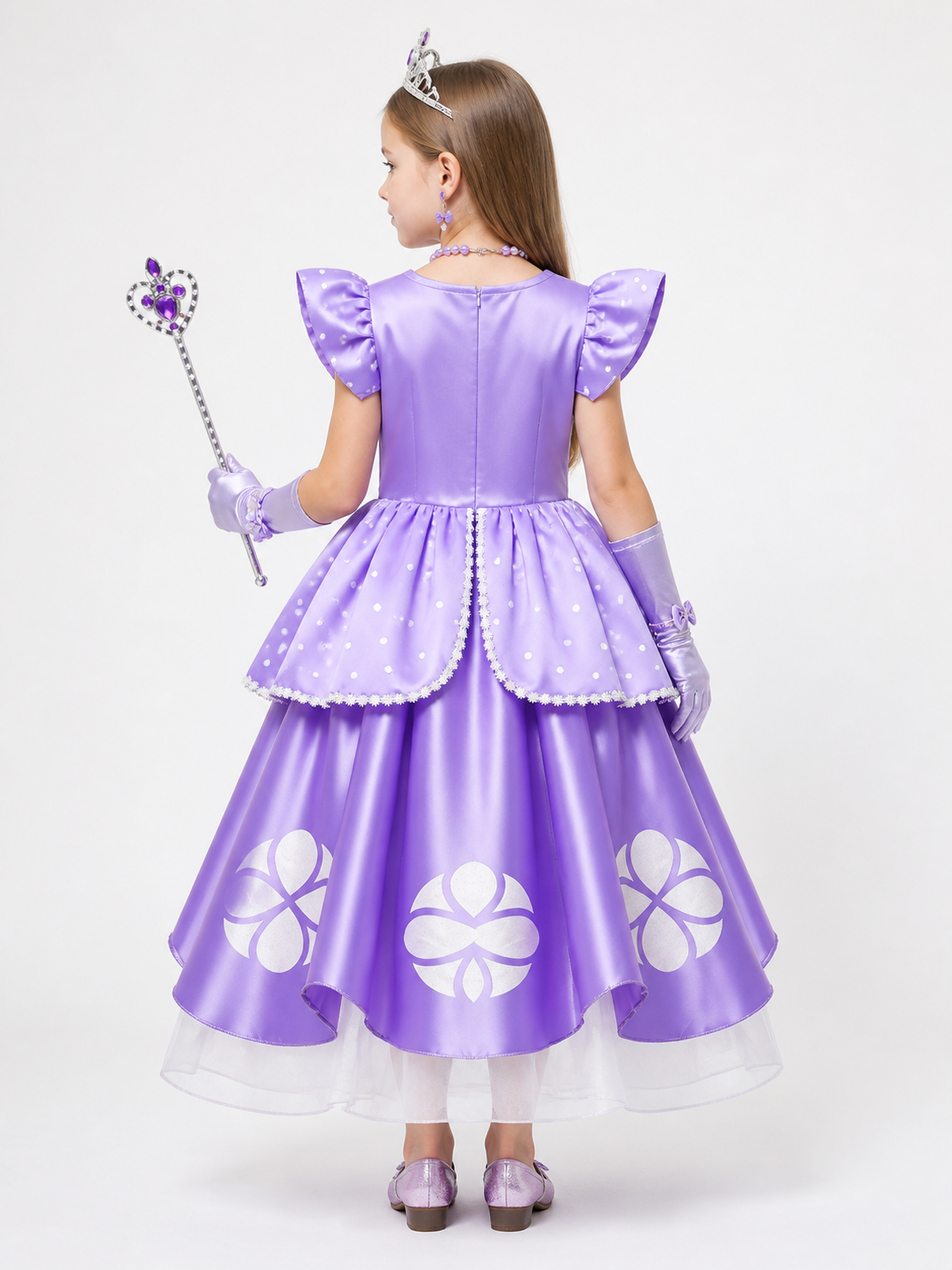 Princess Costume for Halloween and Cosplay back view