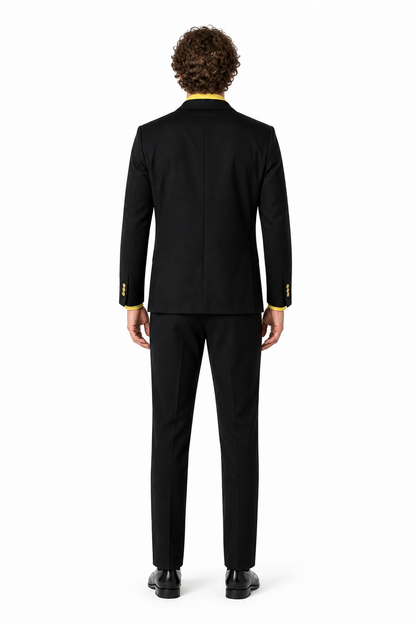Sanji Double-Breasted Cosplay Costume from One Piece back view