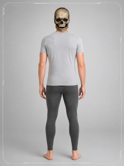 Halloween and Cosplay Skull Carnival Mask back view