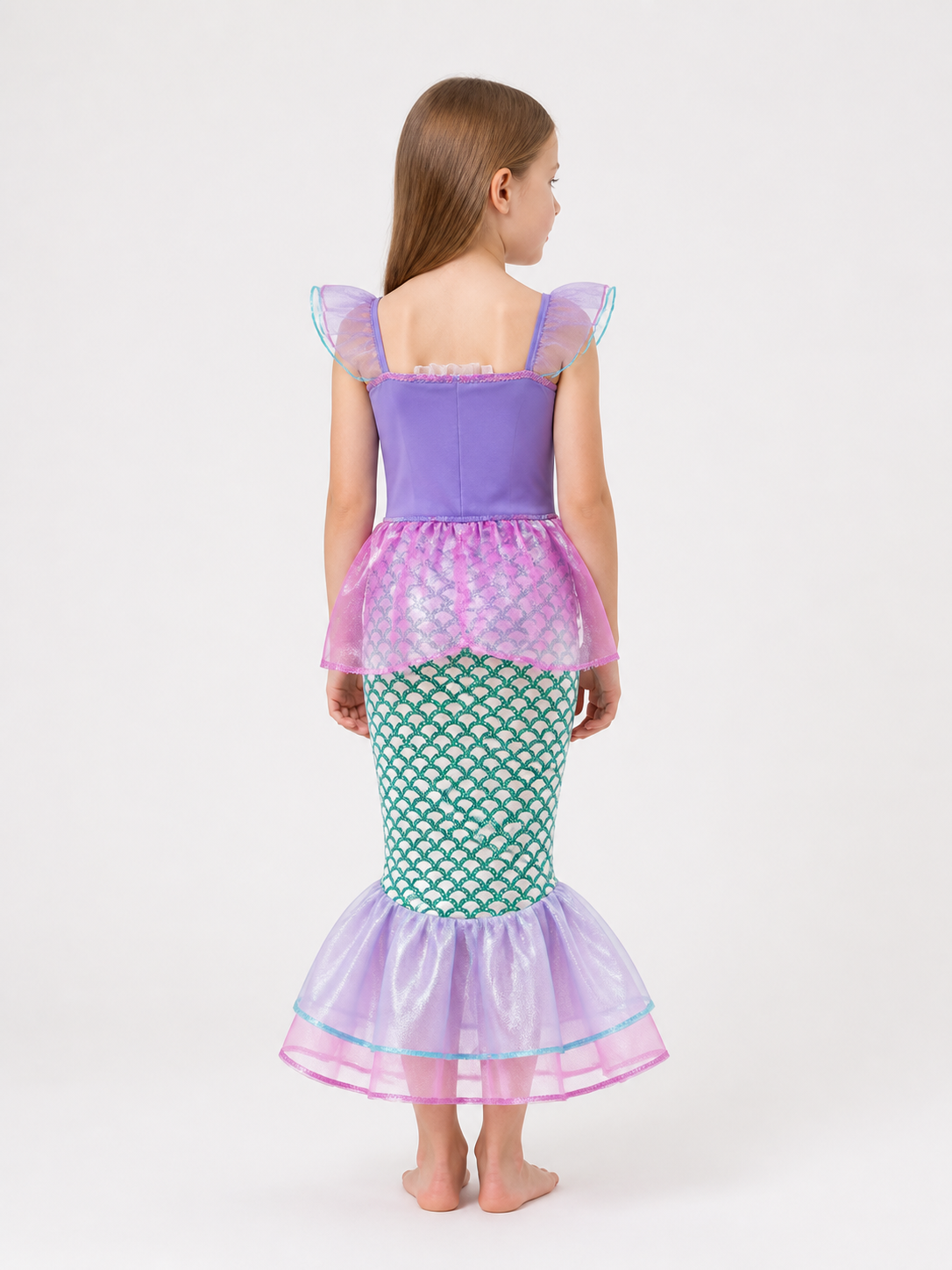 Mermaid Costume for Halloween and Cosplay back view
