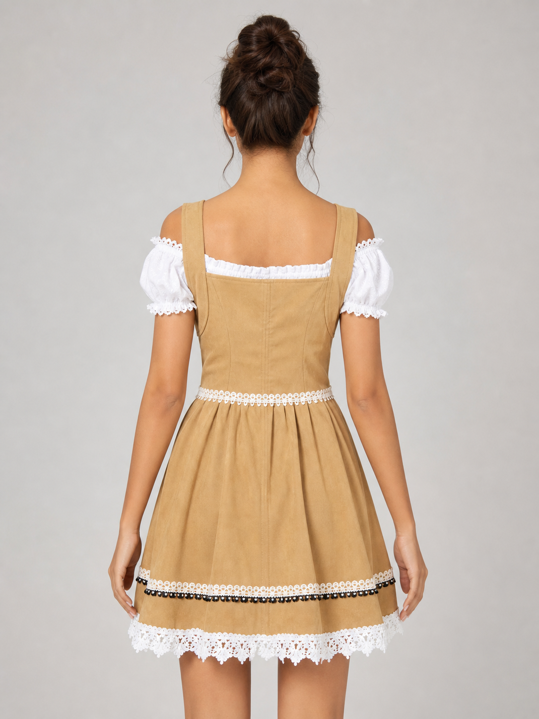 Historical-Style Ethnic Costume with Full Skirt
