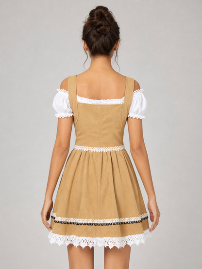 Historical-Style Ethnic Costume with Full Skirt