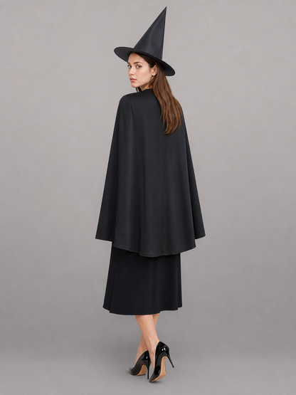 Halloween Witch Costume: Dress and Hat