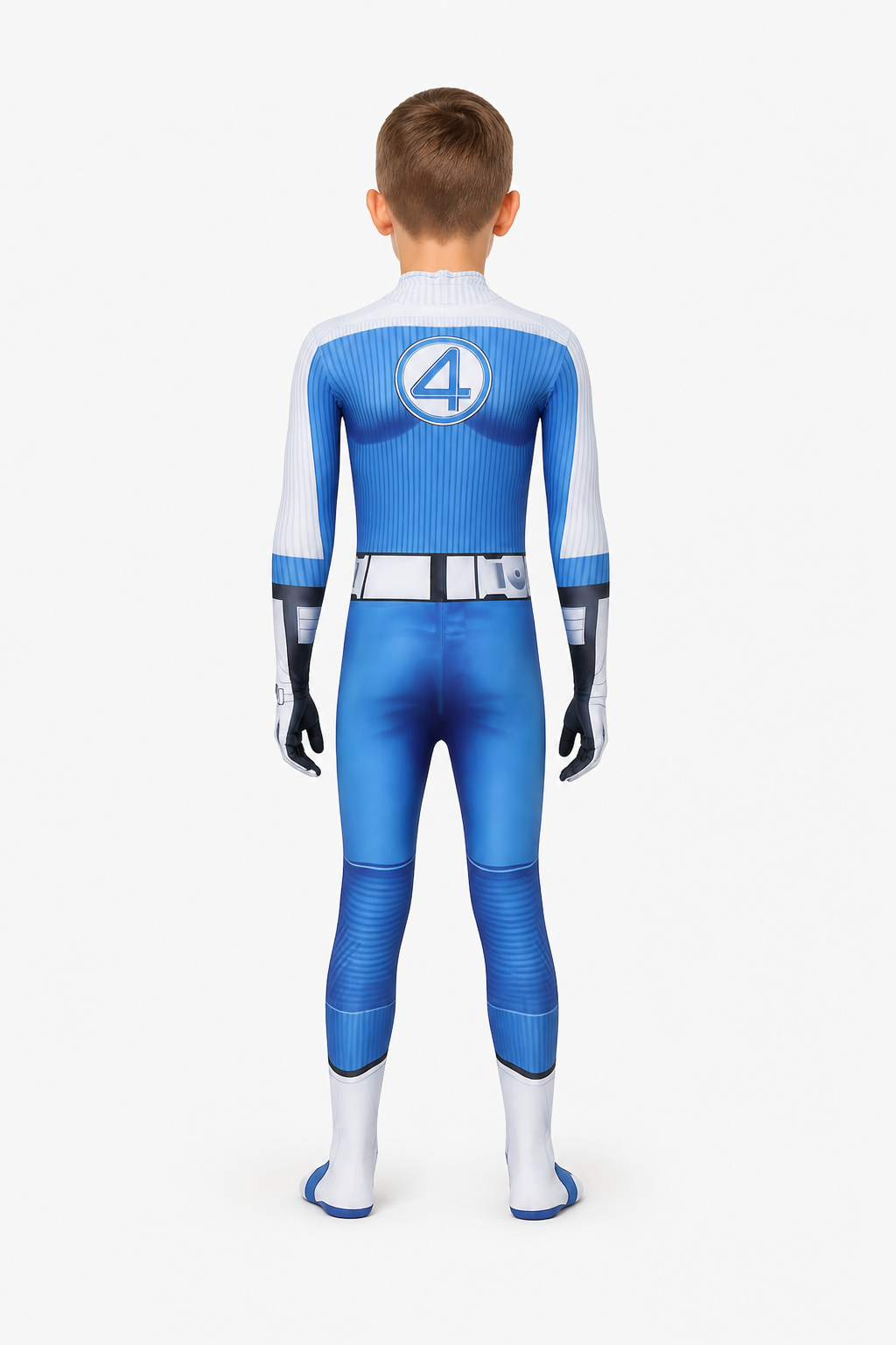 Fantastic Four Number 4 Jumpsuit for Cosplay back view