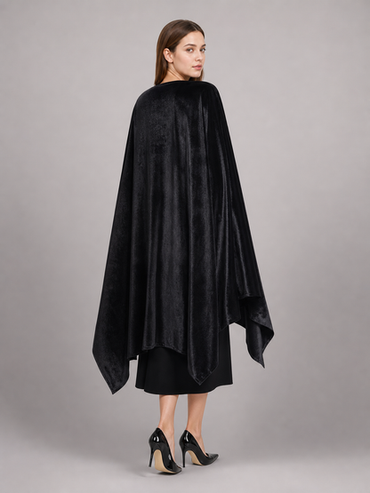 Black gothic carnival dress with sleeves