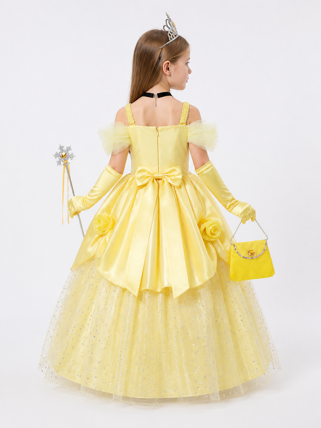 Yellow Princess Costume for Halloween and Cosplay