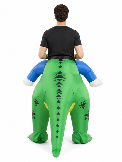 Inflatable Dinosaur Costume for Parties and Carnivals back view