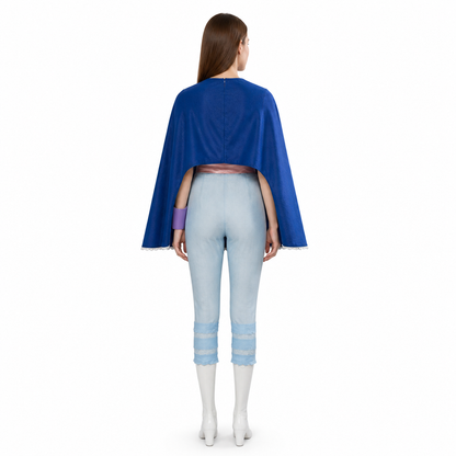 Costume with Long Cape, Pants, and Accessories