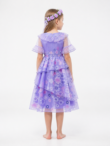 Halloween and Cosplay Princess Costume Dress back view