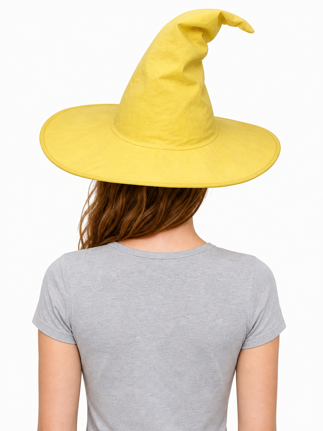 Yellow Witch Costume Hat for Halloween