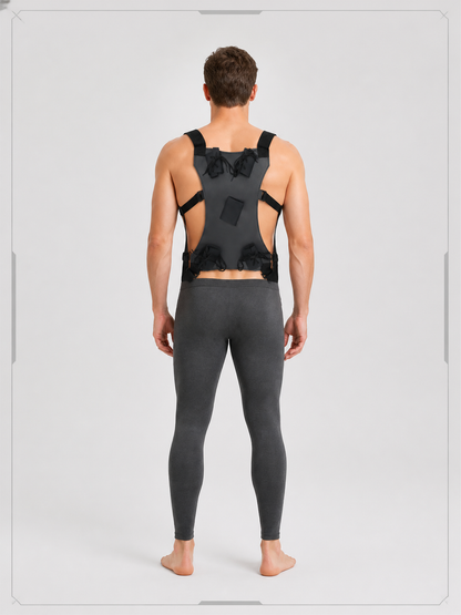 Holster Set with Adjustable Straps, Black back view