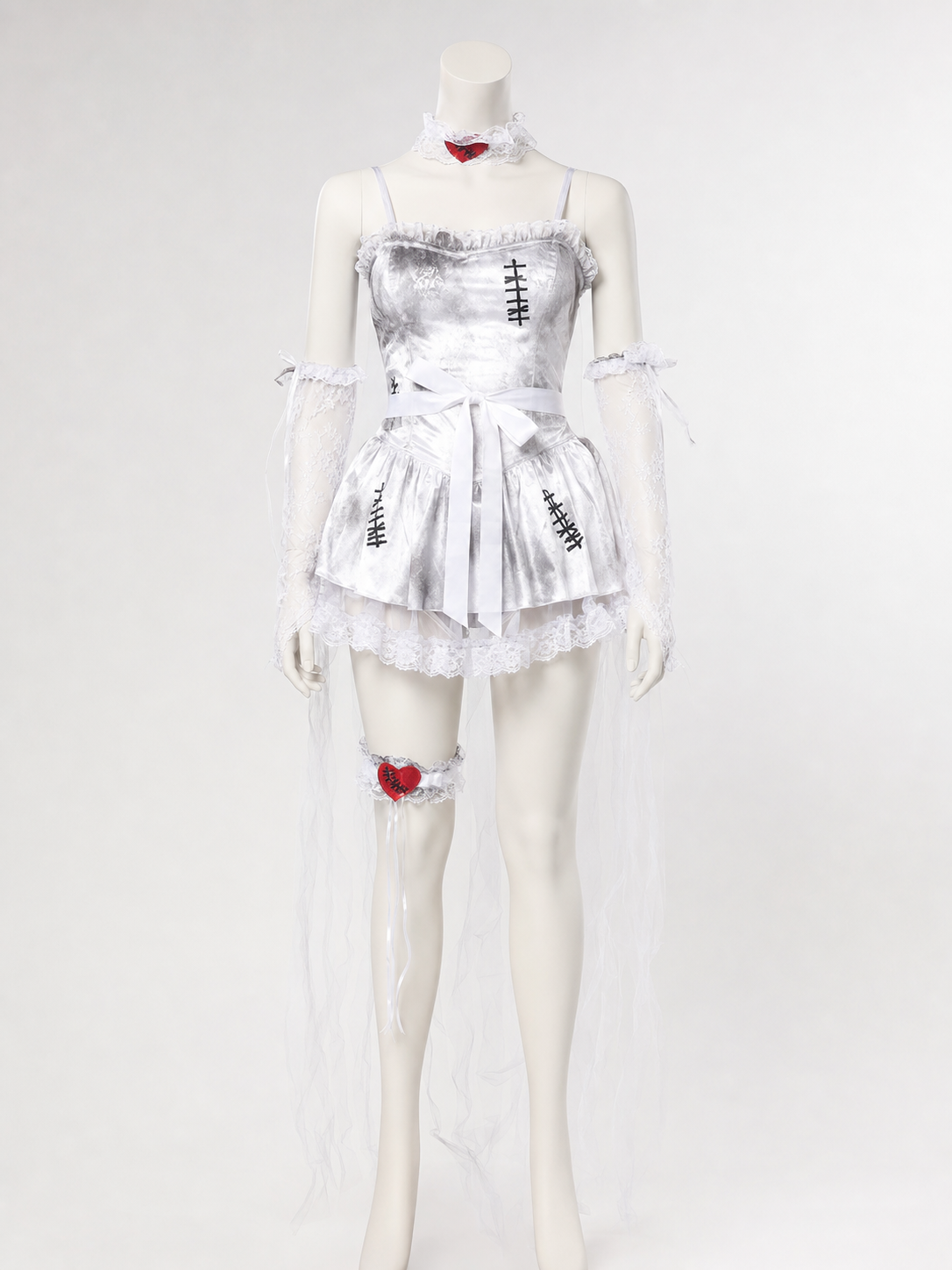 Gothic Lace Halloween Costume Dress