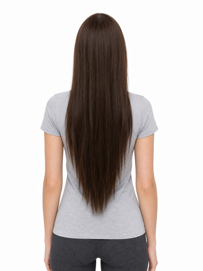 Long Straight Carnival Wig with Center Part
