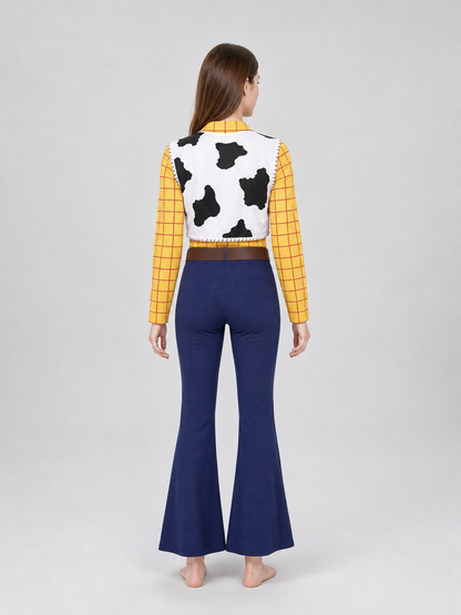 Woody Cosplay Costume with Vest and Hat