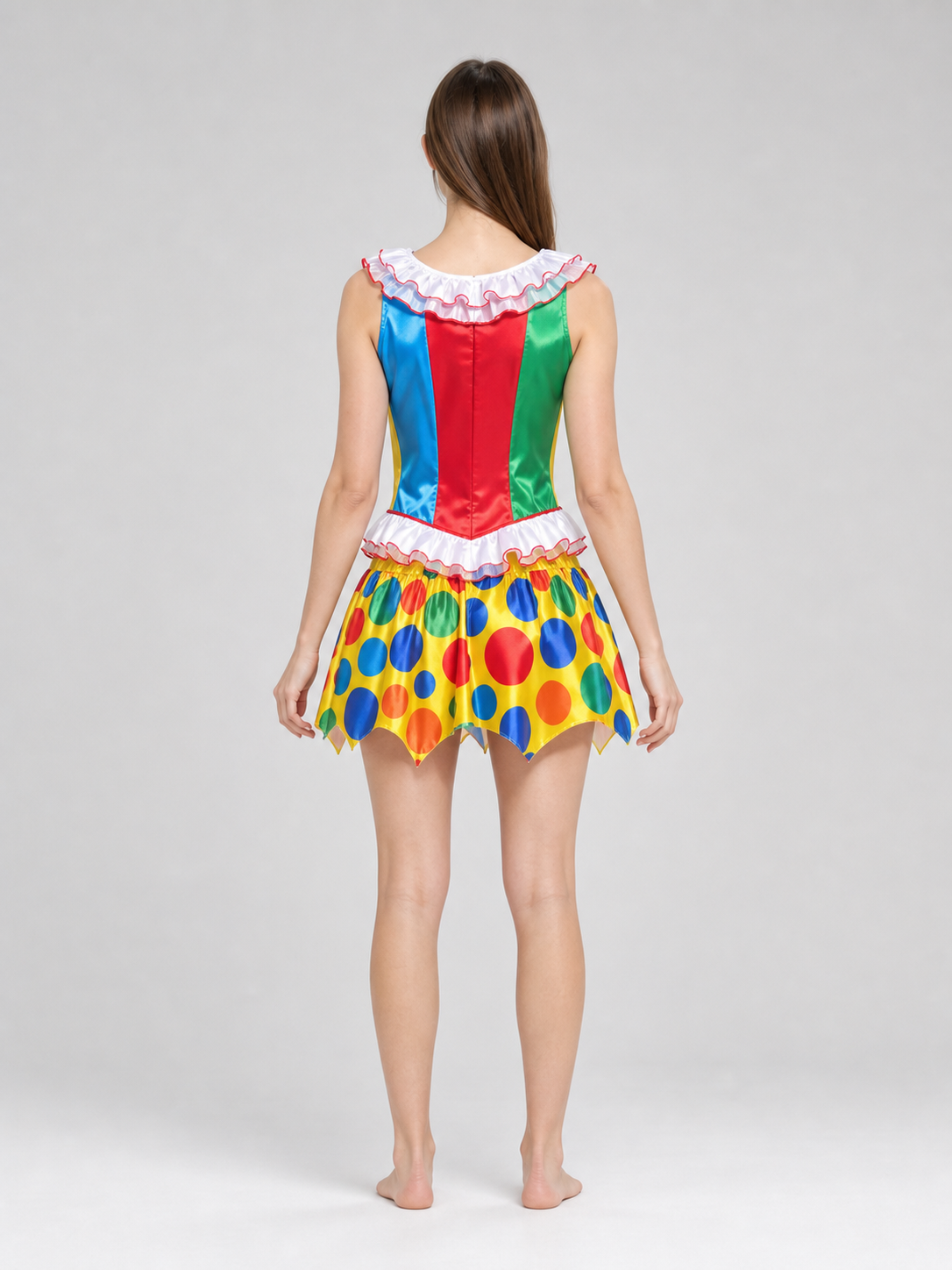 Bright Clown Costume for Parties and Carnivals