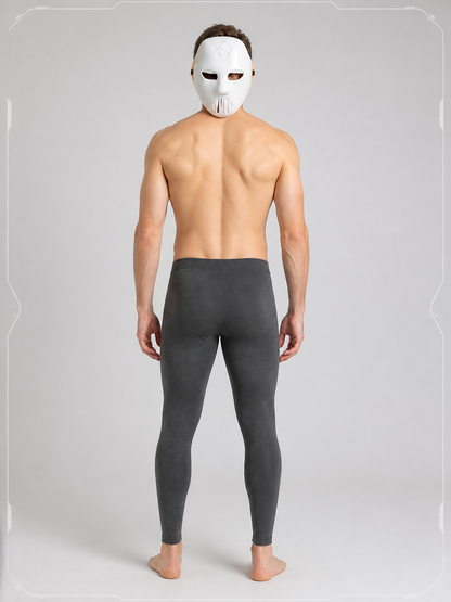 White Carnival Mask for Halloween and Cosplay back view