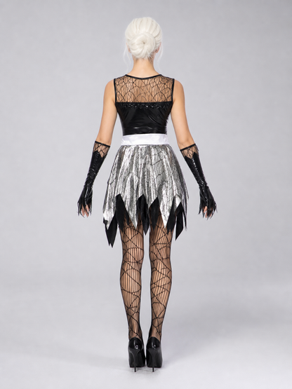 Halloween Witch Costume, Dress and Hat