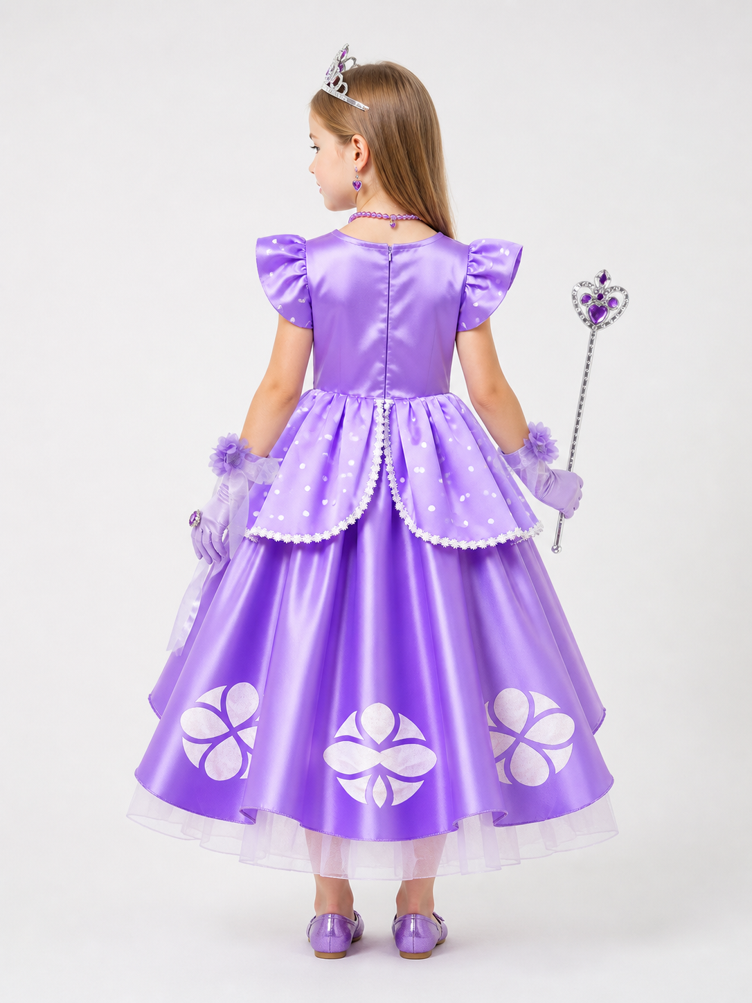 Princess Carnival Costume for Halloween and Cosplay back view