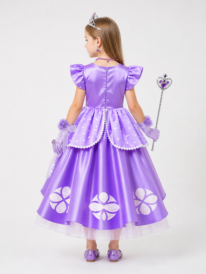 Princess Carnival Costume for Halloween and Cosplay back view