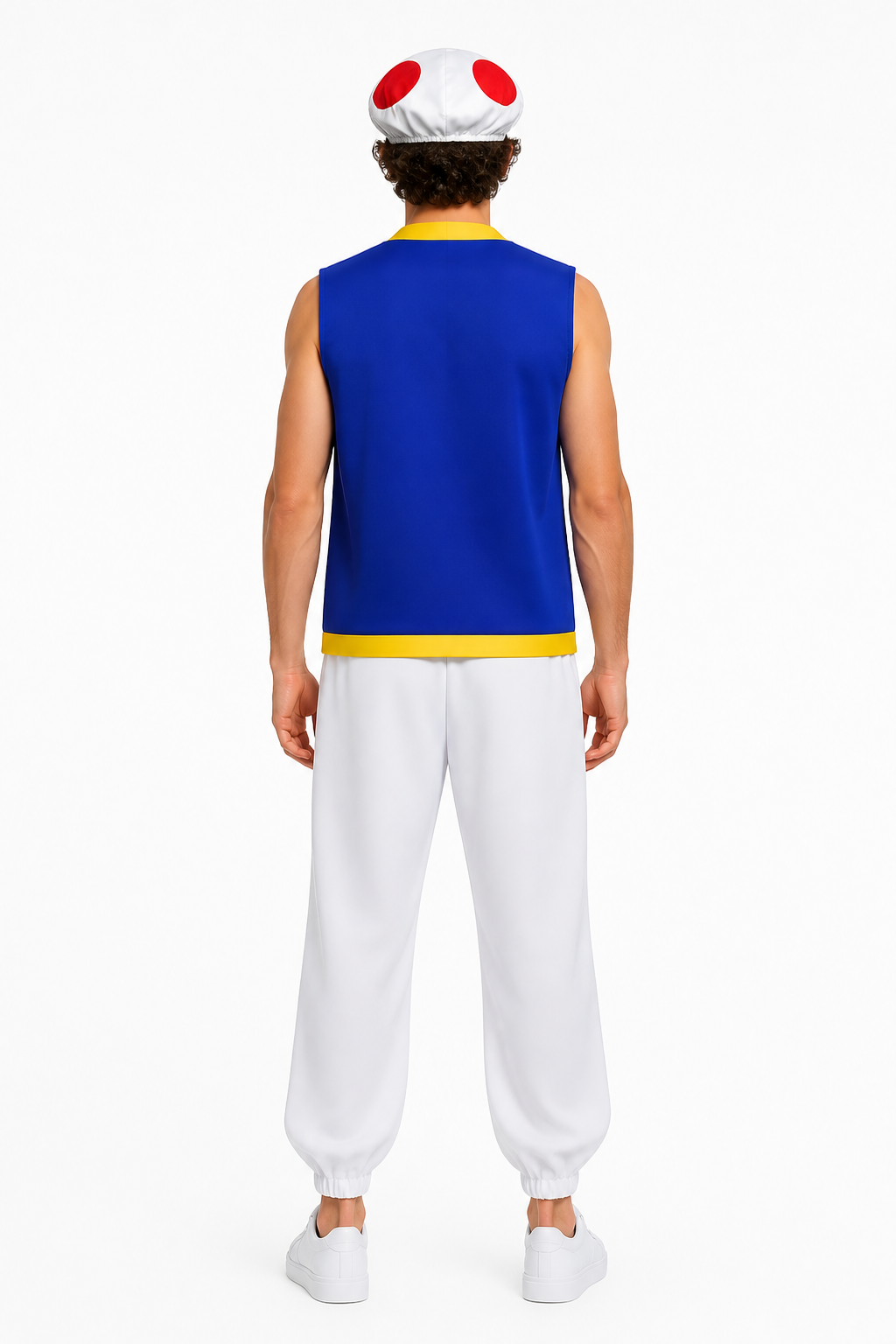 Children’s Rosalina Costume from Super Mario with Pants and Hat back view