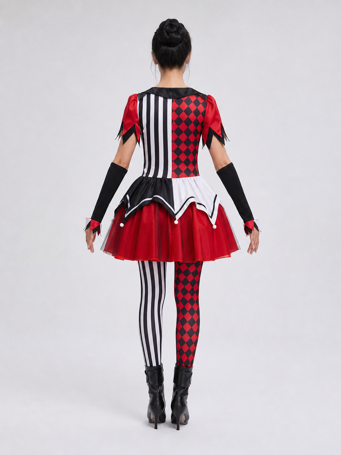 Harlequin Jester Costume for Halloween and the Stage