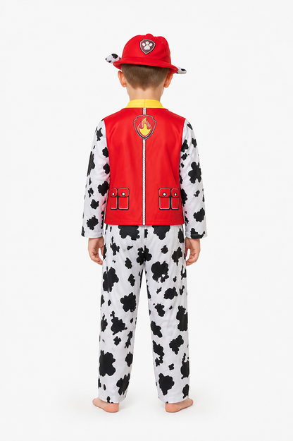 Kids' Paw Patrol Marshall Halloween Costume back view