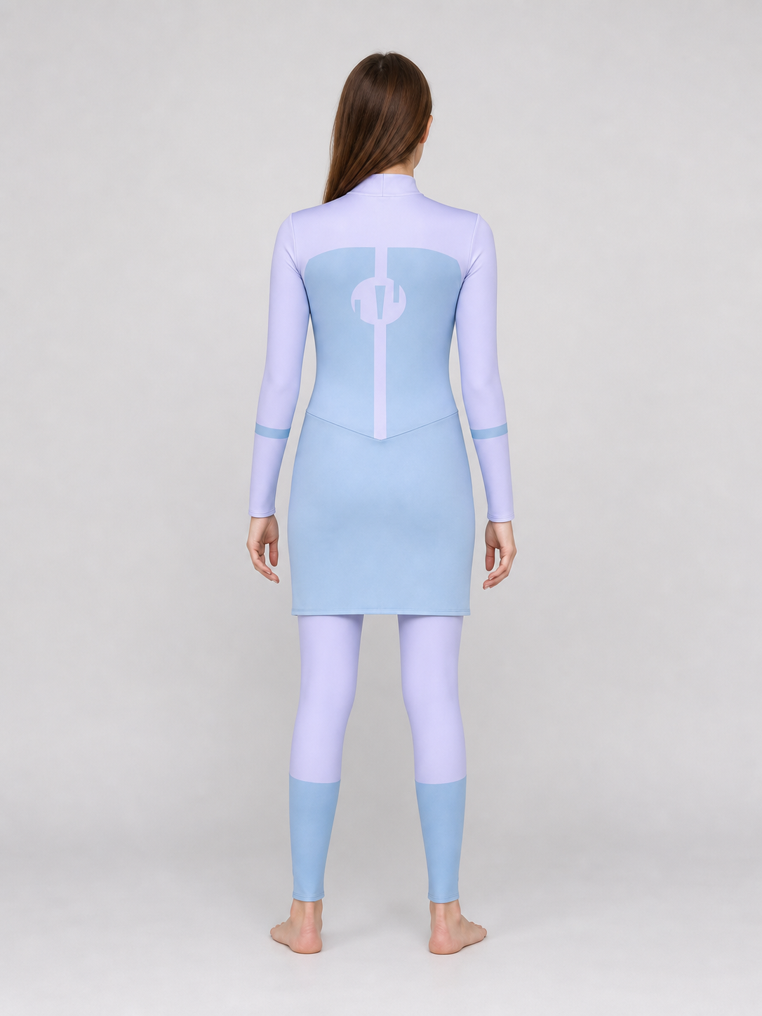 Anissa Omni-Man Cosplay Bodysuit with High Collar