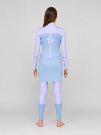 Anissa Omni-Man Cosplay Bodysuit with High Collar